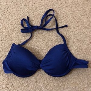 Blue bikini top - 32A - brand new